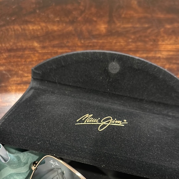 Maui Jim Gold and Black Triton Sunglasses - Picture 2 of 4